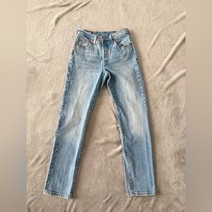 Levi's Premium Light Blue Straight Leg Jeans